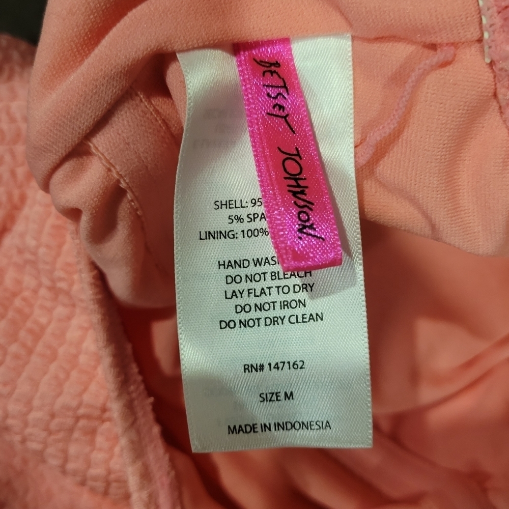 Betsey Johnson Scrunch Bunch One Piece SZ Med - Picture 4 of 4
